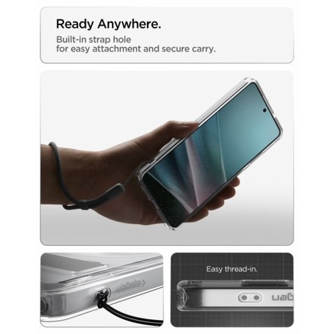 Spigen Ultra Hybrid S Mag MagSafe - Etui do Samsung Galaxy S26 Ultra (Clear/White)