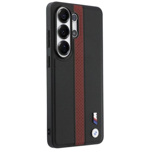 BMW M Perforated Stripe Logo MagSafe - Etui Samsung Galaxy S26 Ultra (czerwony)