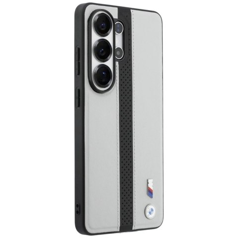 BMW M Perforated Stripe Logo MagSafe - Etui Samsung Galaxy S26 Ultra (szary)