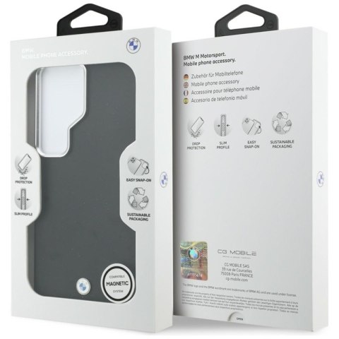 BMW Sign Metal Logo MagSafe - Etui Samsung Galaxy S26 Ultra (czarny)