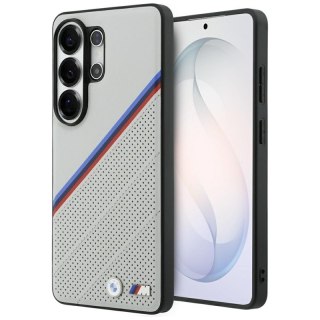 BMW Tricolor Metal Logo MagSafe - Etui Samsung Galaxy S26 Ultra (szary)