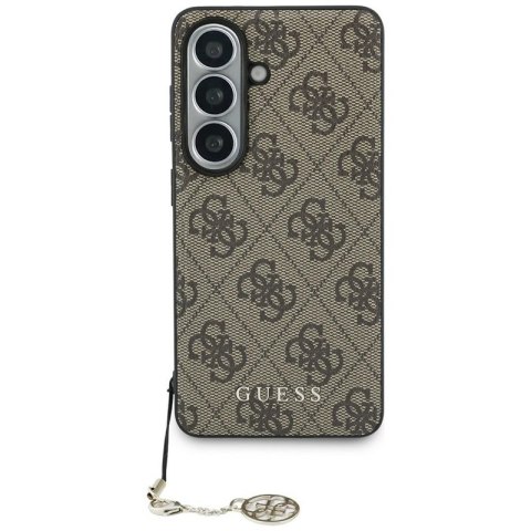 Guess 4G Classic Logo Charm MagSafe - Etui Samsung Galaxy S26 (brązowy)