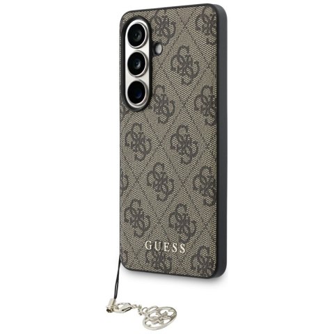 Guess 4G Classic Logo Charm MagSafe - Etui Samsung Galaxy S26 (brązowy)