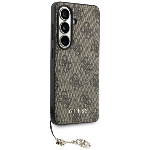 Guess 4G Classic Logo Charm MagSafe - Etui Samsung Galaxy S26 (brązowy)