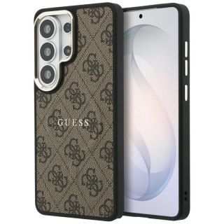 Guess 4G Embossed Ring MagSafe - Etui Samsung Galaxy S26 Ultra (brązowy)