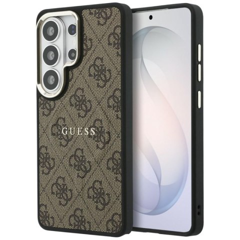 Guess 4G Embossed Ring MagSafe - Etui Samsung Galaxy S26 Ultra (brązowy)