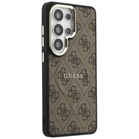 Guess 4G Embossed Ring MagSafe - Etui Samsung Galaxy S26 Ultra (brązowy)