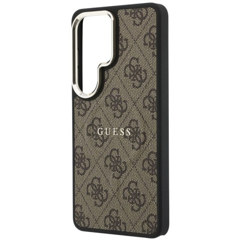 Guess 4G Embossed Ring MagSafe - Etui Samsung Galaxy S26 Ultra (brązowy)