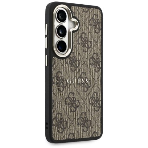 Guess 4G Embossed Ring MagSafe - Etui Samsung Galaxy S26 (brązowy)
