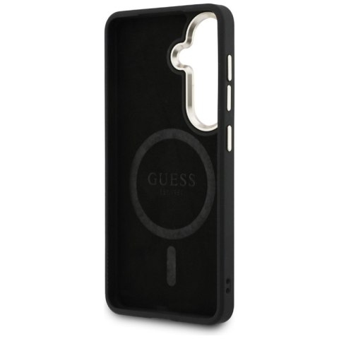 Guess 4G Embossed Ring MagSafe - Etui Samsung Galaxy S26 (brązowy)