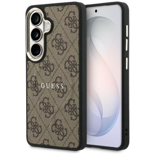 Guess 4G Embossed Ring MagSafe - Etui Samsung Galaxy S26+ (brązowy)