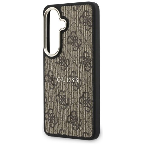 Guess 4G Embossed Ring MagSafe - Etui Samsung Galaxy S26+ (brązowy)