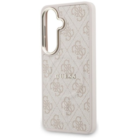 Guess 4G Embossed Ring MagSafe - Etui Samsung Galaxy S26 (różowy)