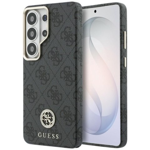 Guess 4G Rhinestone Round Logo MagSafe - Etui Samsung Galaxy S26 Ultra (czarny)