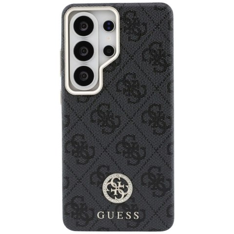 Guess 4G Rhinestone Round Logo MagSafe - Etui Samsung Galaxy S26 Ultra (czarny)