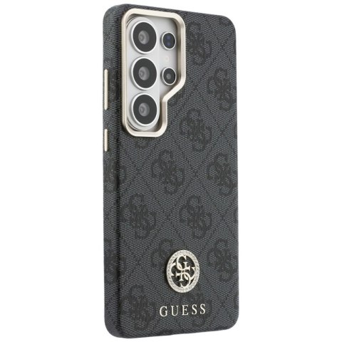 Guess 4G Rhinestone Round Logo MagSafe - Etui Samsung Galaxy S26 Ultra (czarny)