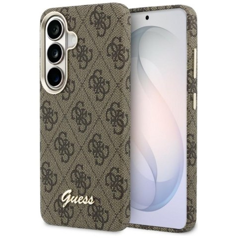 Guess 4G Script MagSafe - Etui Samsung Galaxy S26 (brązowy)