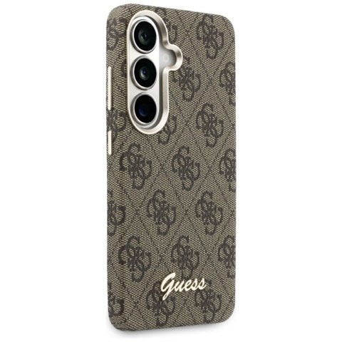 Guess 4G Script MagSafe - Etui Samsung Galaxy S26 (brązowy)