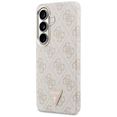 Guess 4G Triangle Logo MagSafe - Etui Samsung Galaxy S26 (różowy)