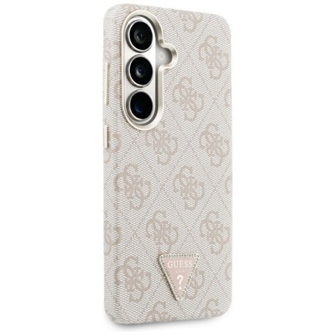 Guess 4G Triangle Logo MagSafe - Etui Samsung Galaxy S26 (różowy)