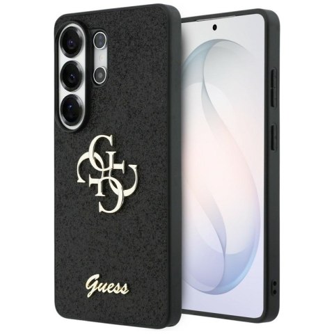 Guess Fixed Glitter Big 4G Metal Logo - Etui Samsung Galaxy S26 Ultra (czarny)