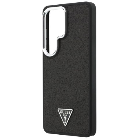 Guess Fixed Glitter Triangle MagSafe - Etui Samsung Galaxy S26 Ultra (czarny)