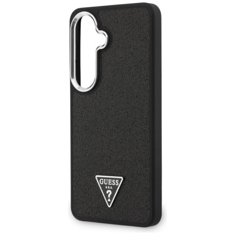 Guess Fixed Glitter Triangle MagSafe - Etui Samsung Galaxy S26 (czarny)