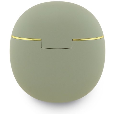 Guess Gold Line Triangle - Słuchawki Bluetooth TWS + etui ładujące (khaki)