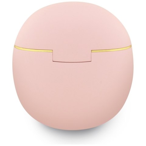 Guess Gold Line Triangle - Słuchawki Bluetooth TWS + etui ładujące (różowy)