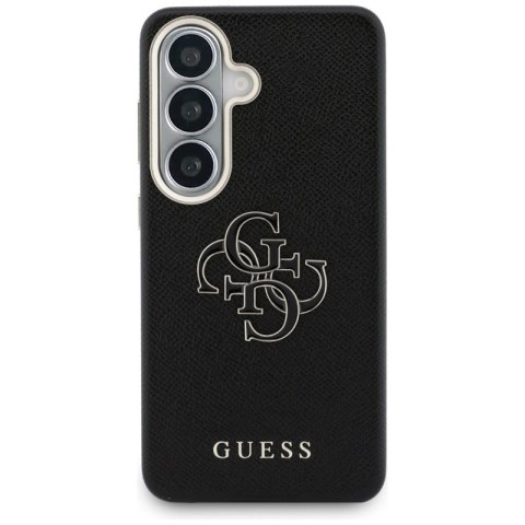 Guess Grained Big 4G Metal Logo - Etui Samsung Galaxy S26 (czarny)
