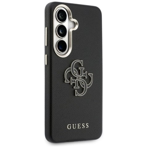 Guess Grained Big 4G Metal Logo - Etui Samsung Galaxy S26 (czarny)