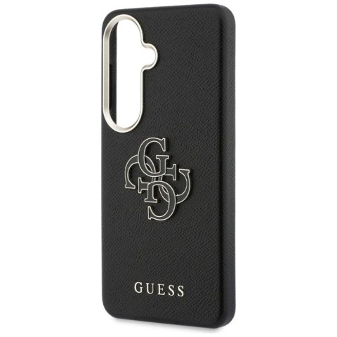 Guess Grained Big 4G Metal Logo - Etui Samsung Galaxy S26 (czarny)