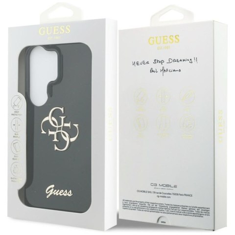 Guess IML Big Metal 4G Script - Etui Samsung Galaxy S26 Ultra (czarny)