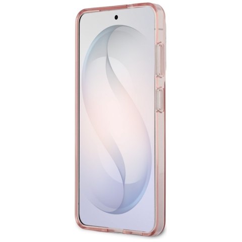 Guess IML Gradient Triangle MagSafe - Etui Samsung Galaxy S26 (różowy)
