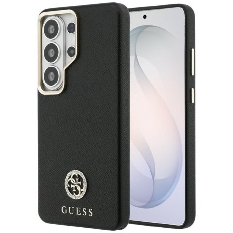 Guess Rhinestone Round Logo MagSafe - Etui Samsung Galaxy S26 Ultra (czarny)