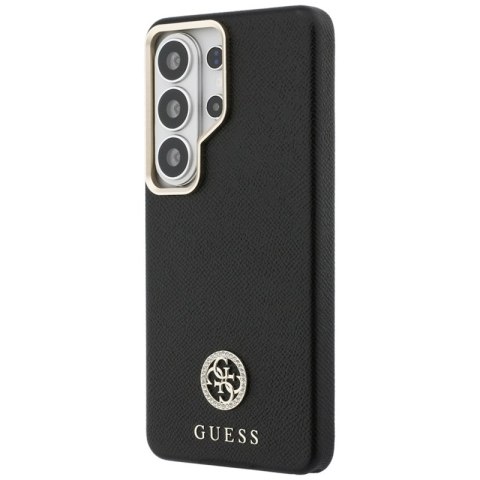 Guess Rhinestone Round Logo MagSafe - Etui Samsung Galaxy S26 Ultra (czarny)