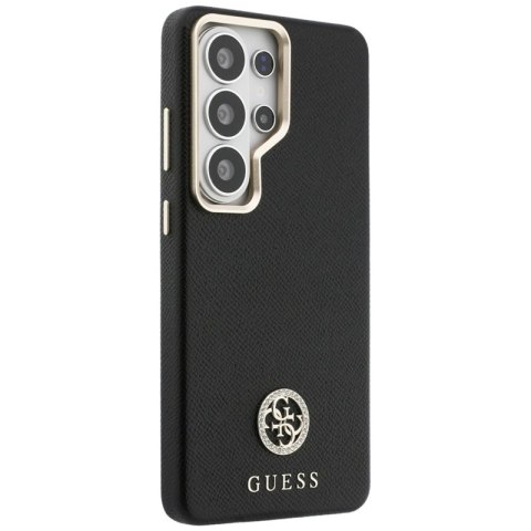 Guess Rhinestone Round Logo MagSafe - Etui Samsung Galaxy S26 Ultra (czarny)