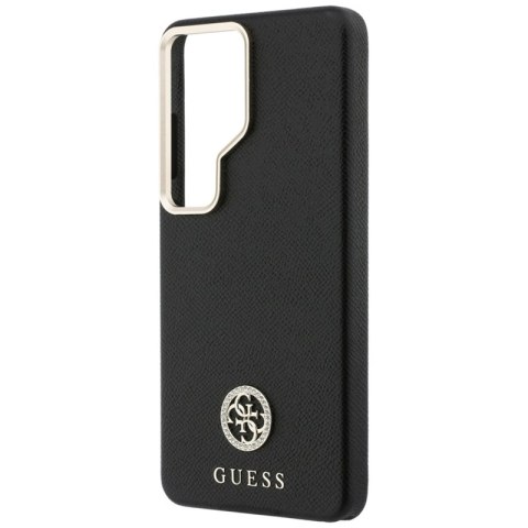 Guess Rhinestone Round Logo MagSafe - Etui Samsung Galaxy S26 Ultra (czarny)