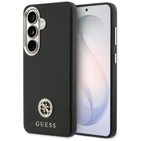 Guess Rhinestone Round Logo MagSafe - Etui Samsung Galaxy S26 (czarny)