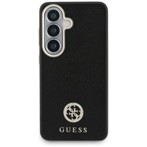 Guess Rhinestone Round Logo MagSafe - Etui Samsung Galaxy S26 (czarny)