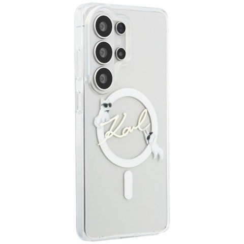 Karl Lagerfeld IML KC Script MagSafe - Etui Samsung Galaxy S26 Ultra (przezroczysty)