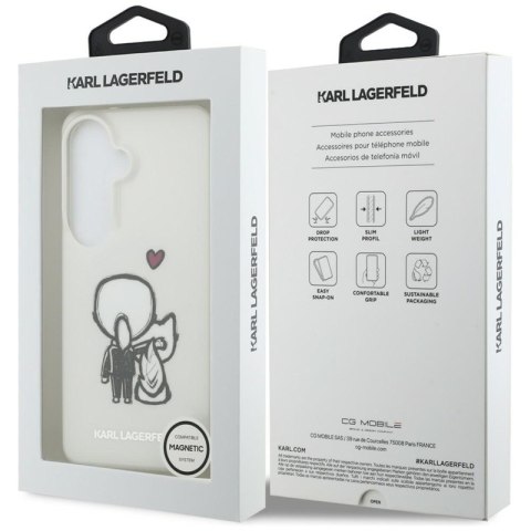 Karl Lagerfeld IML Karl & Choupette MagSafe - Etui Samsung Galaxy S26 (przezroczysty)