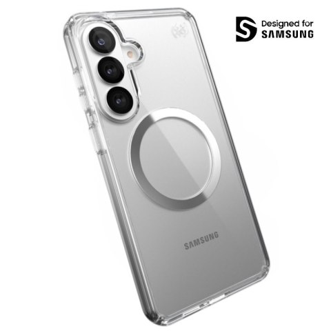 Speck Presidio Perfect-Clear Magnet - Etui Samsung Galaxy S26+ MagSafe (Clear/Clear/Silver)