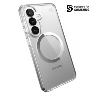 Speck Presidio Perfect-Clear Magnet - Etui Samsung Galaxy S26 MagSafe (Clear/Clear/Silver)