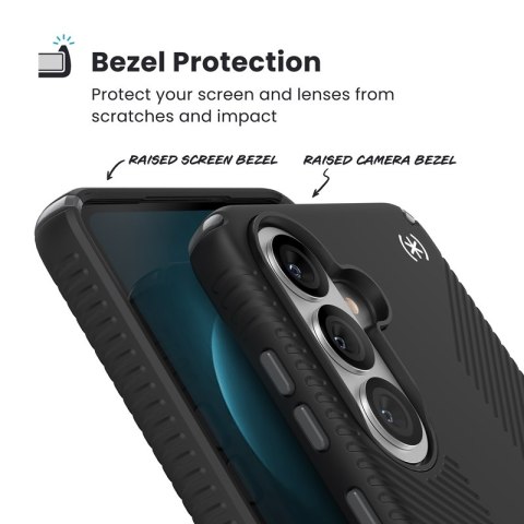 Speck Presidio2 Grip Magnet - Etui Samsung Galaxy S26+ MagSafe (Black/Slate Grey/White)