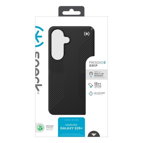 Speck Presidio2 Grip Magnet - Etui Samsung Galaxy S26+ MagSafe (Black/Slate Grey/White)