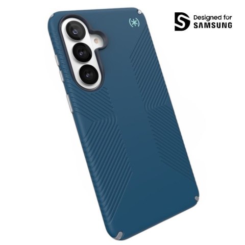 Speck Presidio2 Grip Magnet - Etui Samsung Galaxy S26+ MagSafe (Deep Sea/Silver Metallic/Spell Blue)