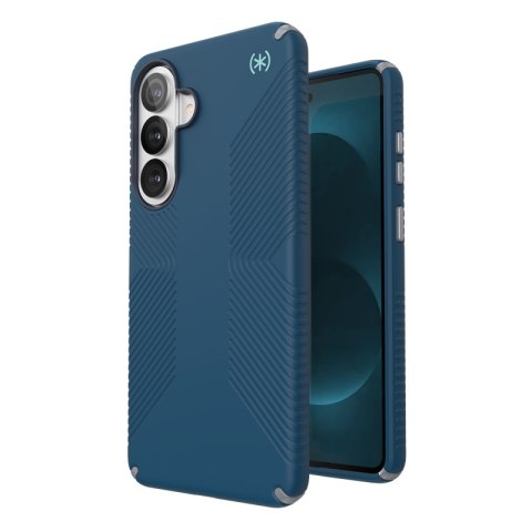 Speck Presidio2 Grip Magnet - Etui Samsung Galaxy S26+ MagSafe (Deep Sea/Silver Metallic/Spell Blue)