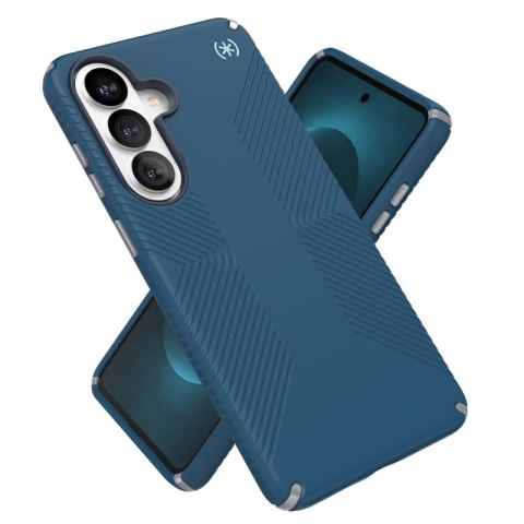 Speck Presidio2 Grip Magnet - Etui Samsung Galaxy S26+ MagSafe (Deep Sea/Silver Metallic/Spell Blue)