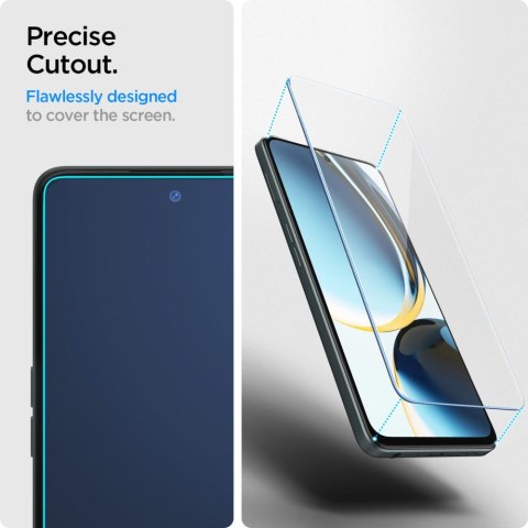 Spigen Optik Pro HD GLAS.TR EZ Fit Camera Protector 2-Pack - Szkło ochronne na obiektyw do Samsung Galaxy S26 (2 szt)(Czarny)